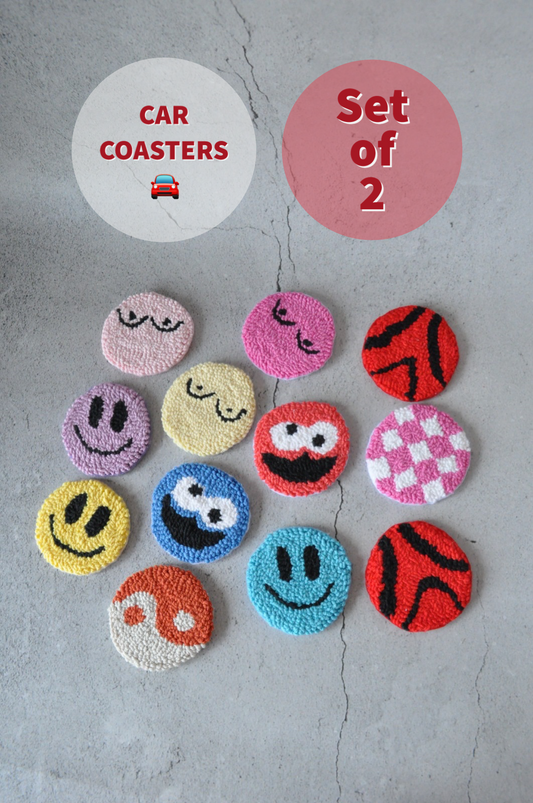 Set of 2 Car Coasters