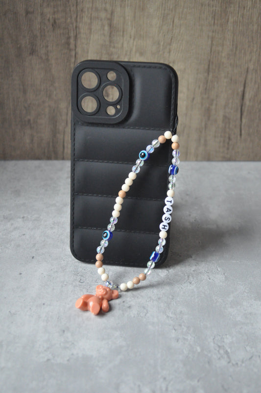 Brown Teddy Bear Phone Charm
