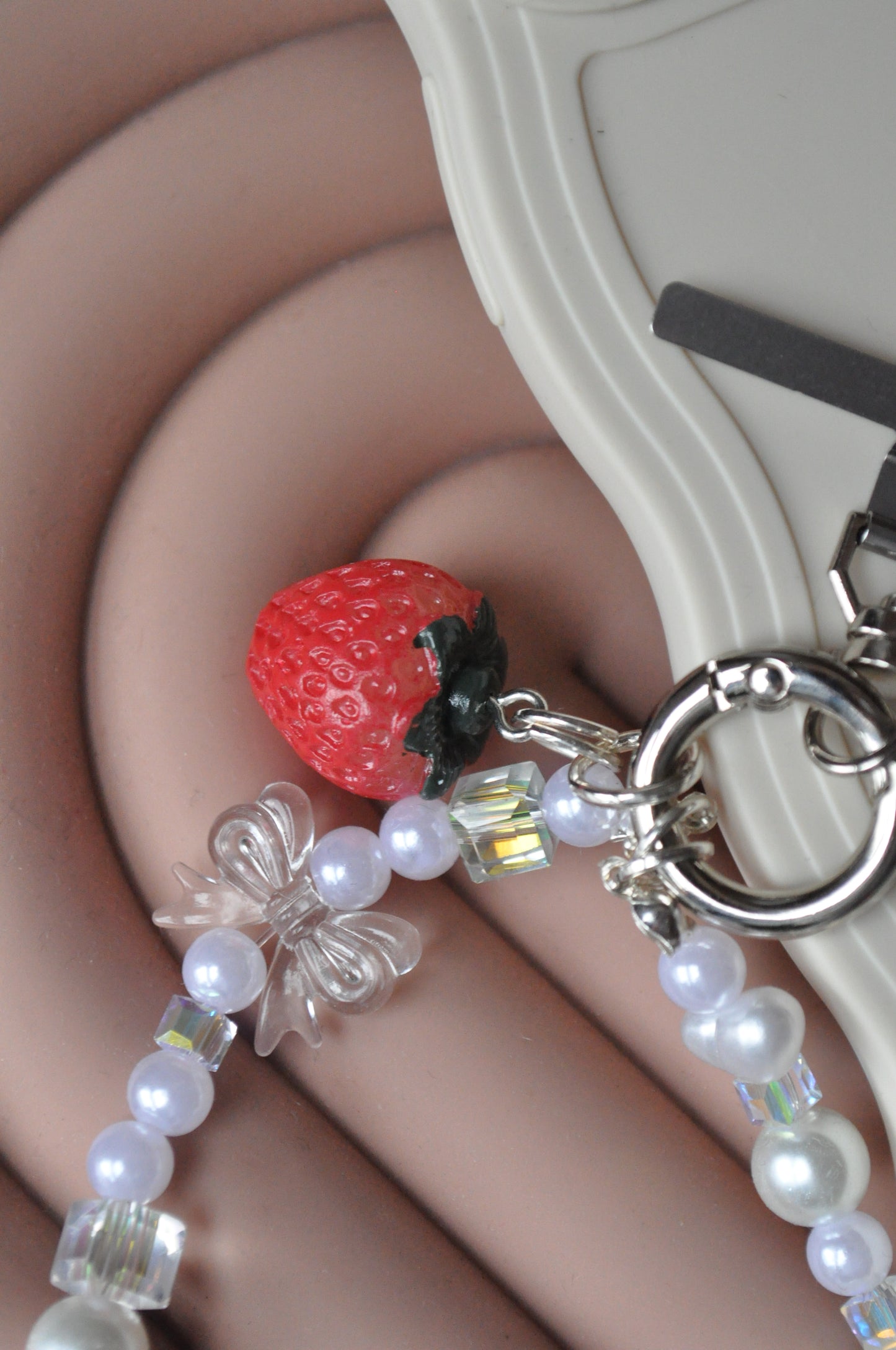 Strawberry Pearl Charm