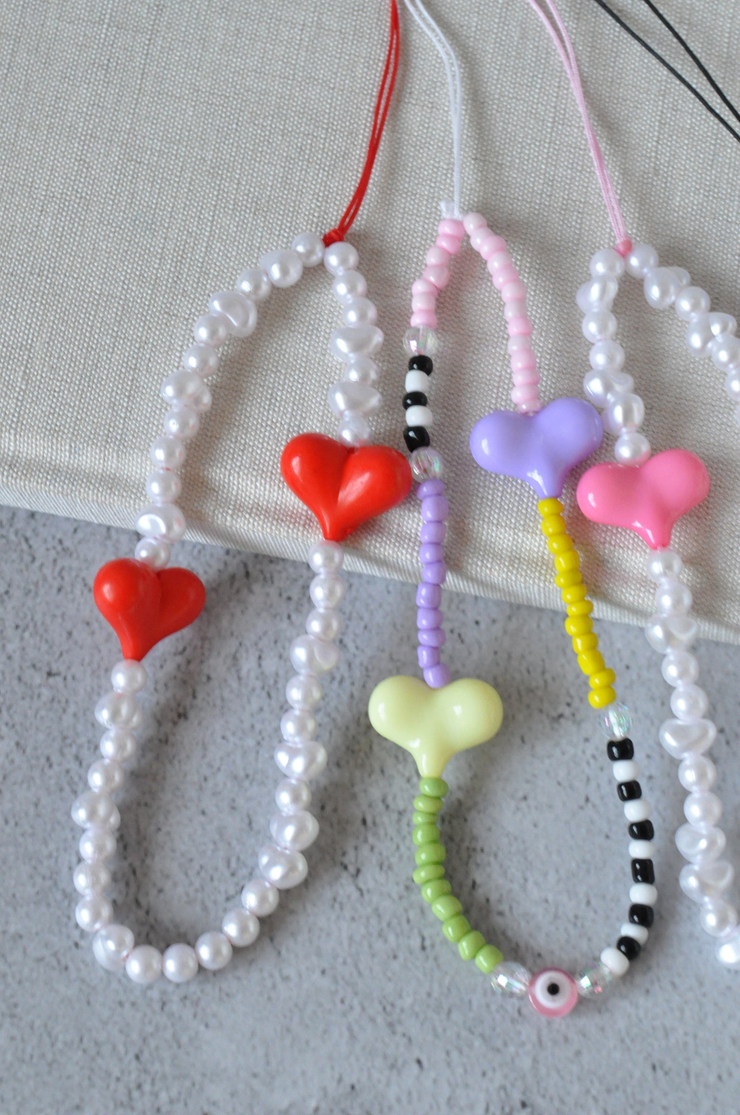 Chunky Heart Phone Charm