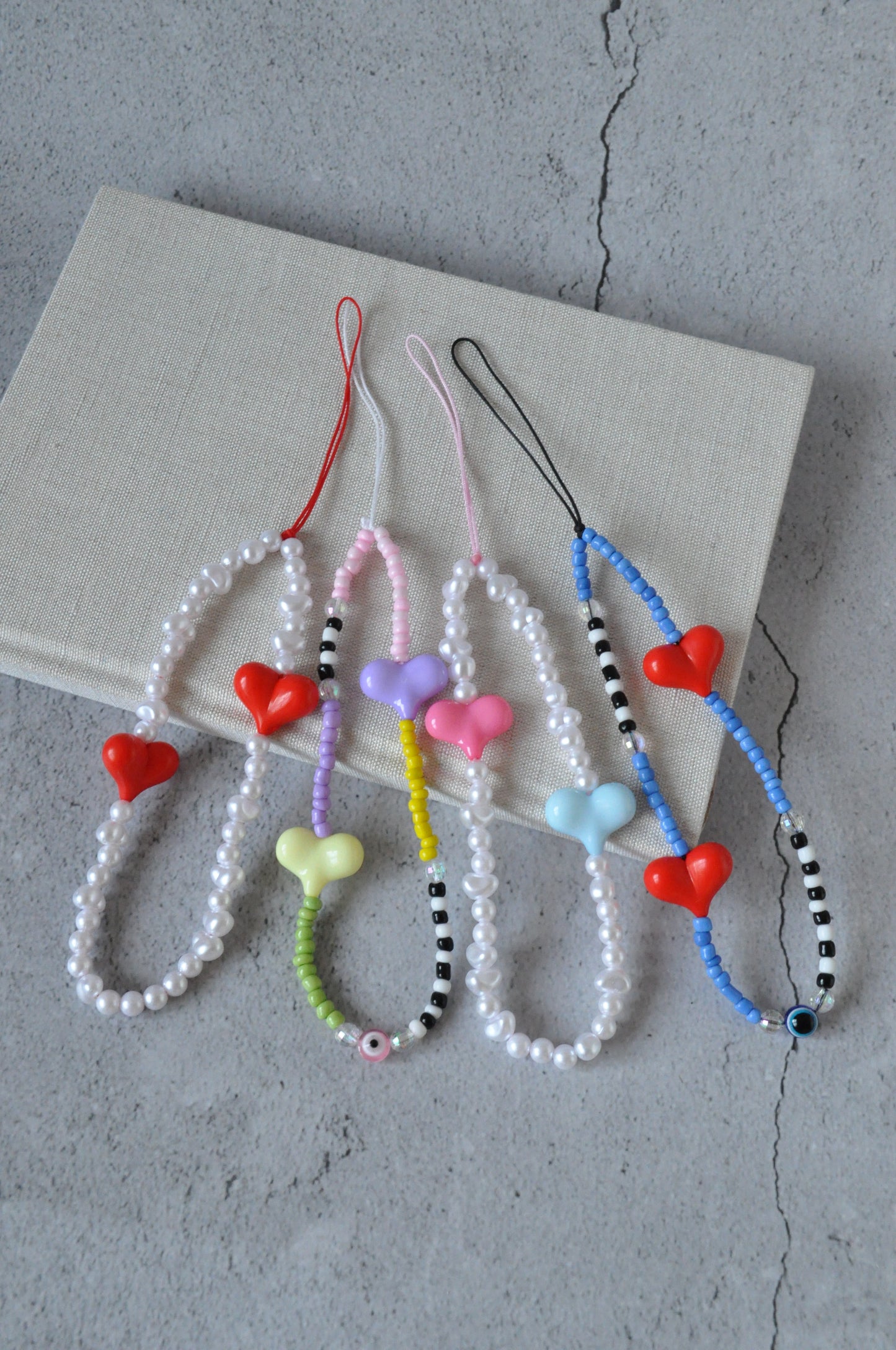 Chunky Heart Phone Charm