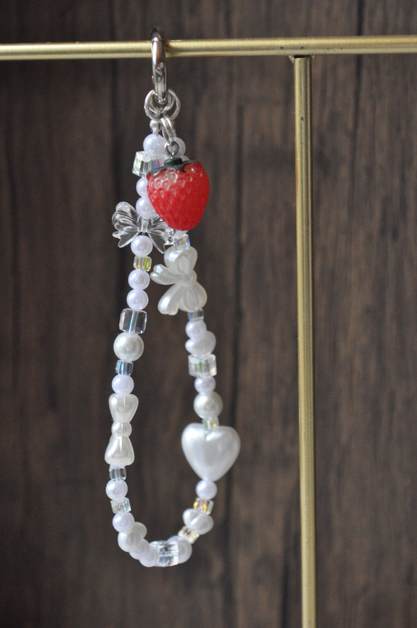 Strawberry Pearl Charm