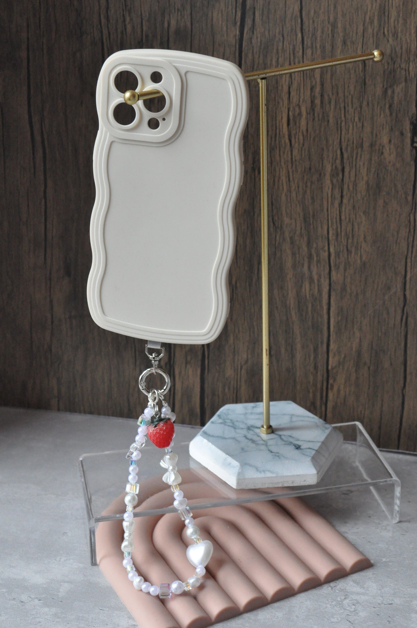 Strawberry Pearl Charm