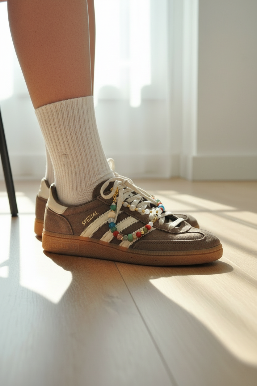 Pearl Gold Shoe Chain