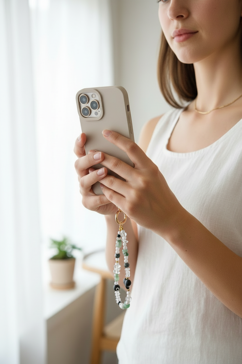 Green Aventurine Phone Charm