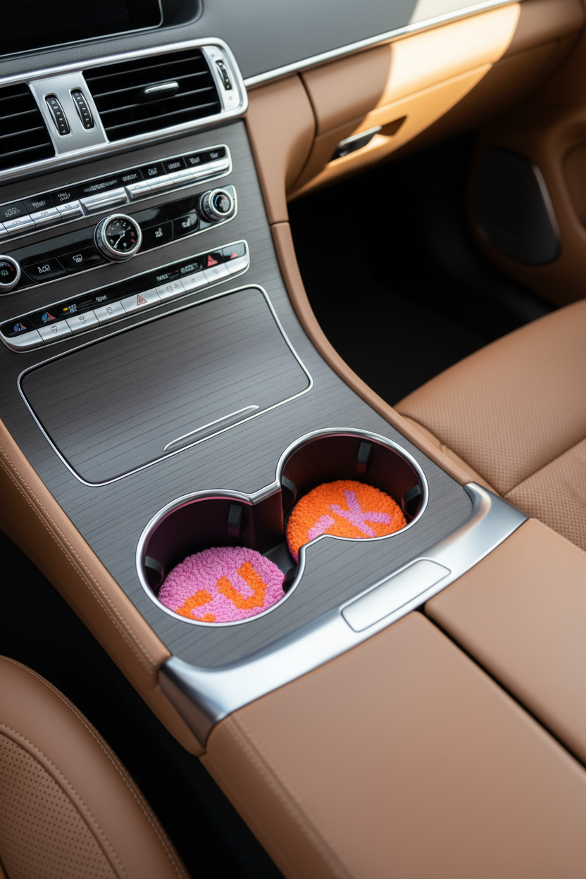 Funky Bold Car Coasters