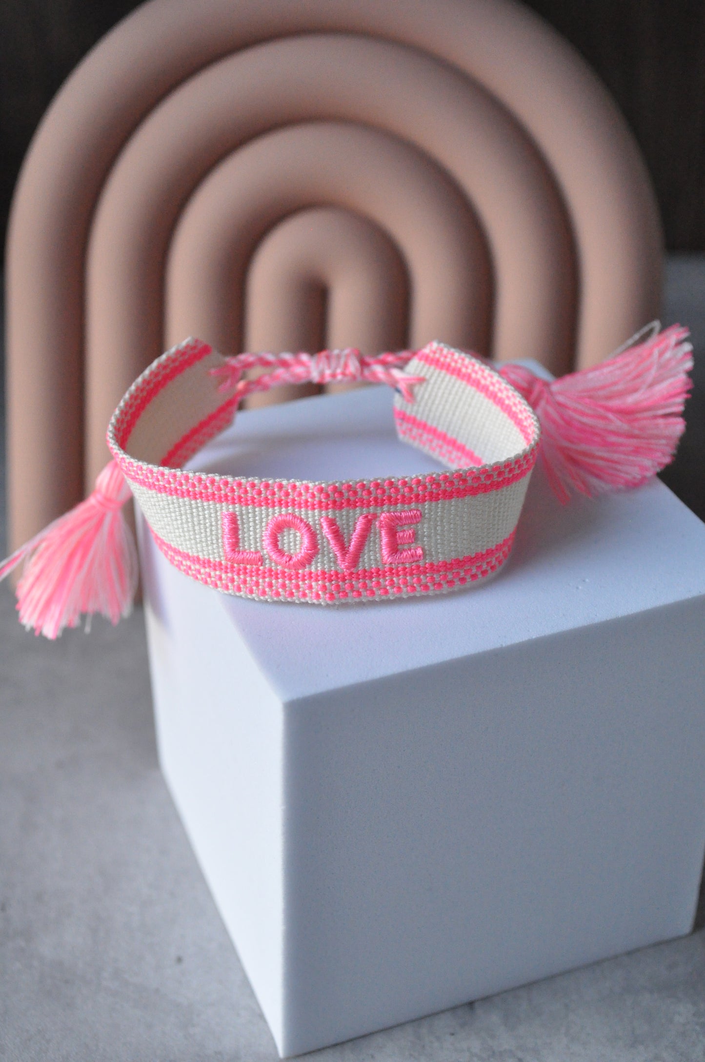 Braided Motto Bracelet