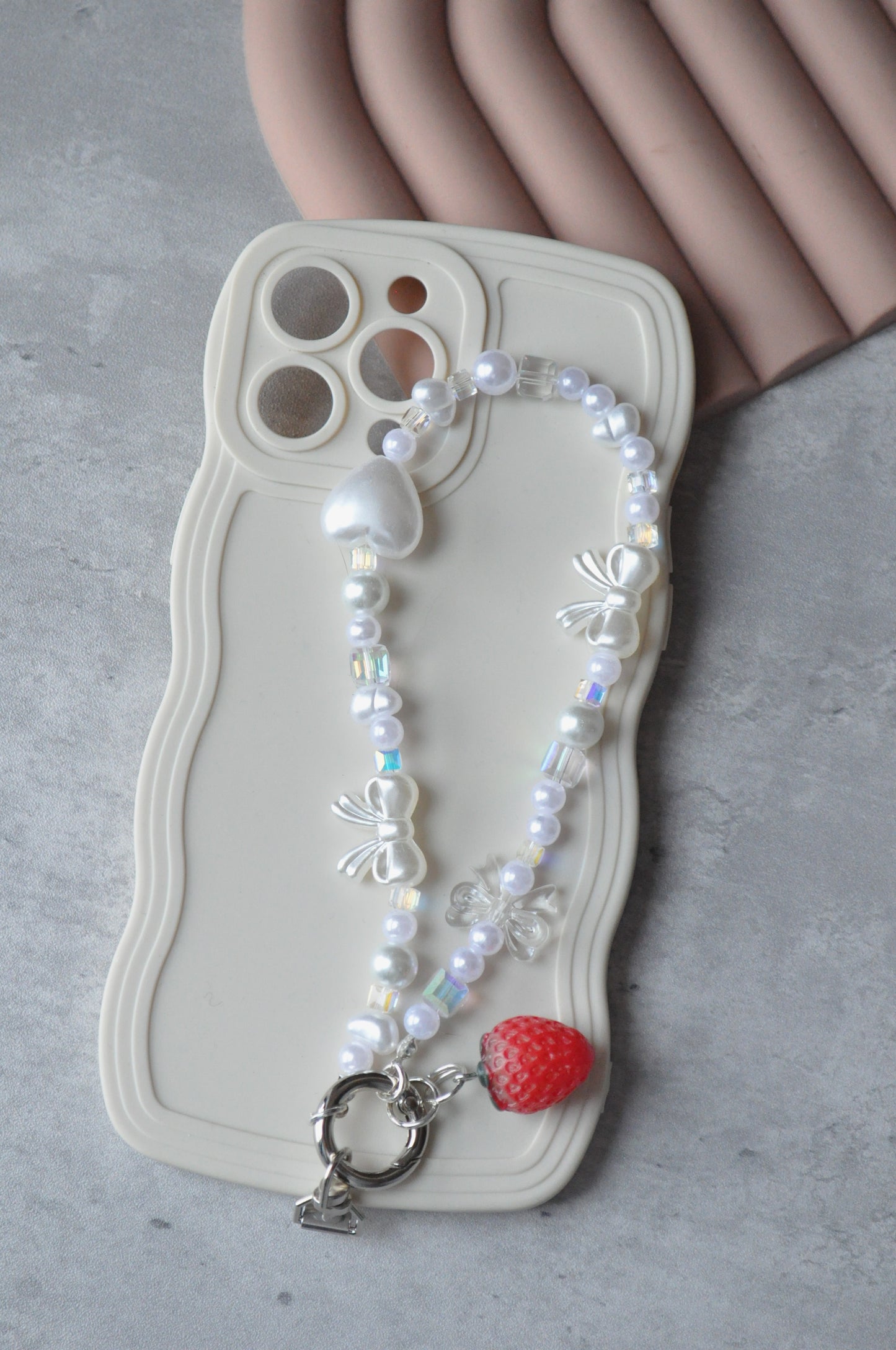Strawberry Pearl Charm