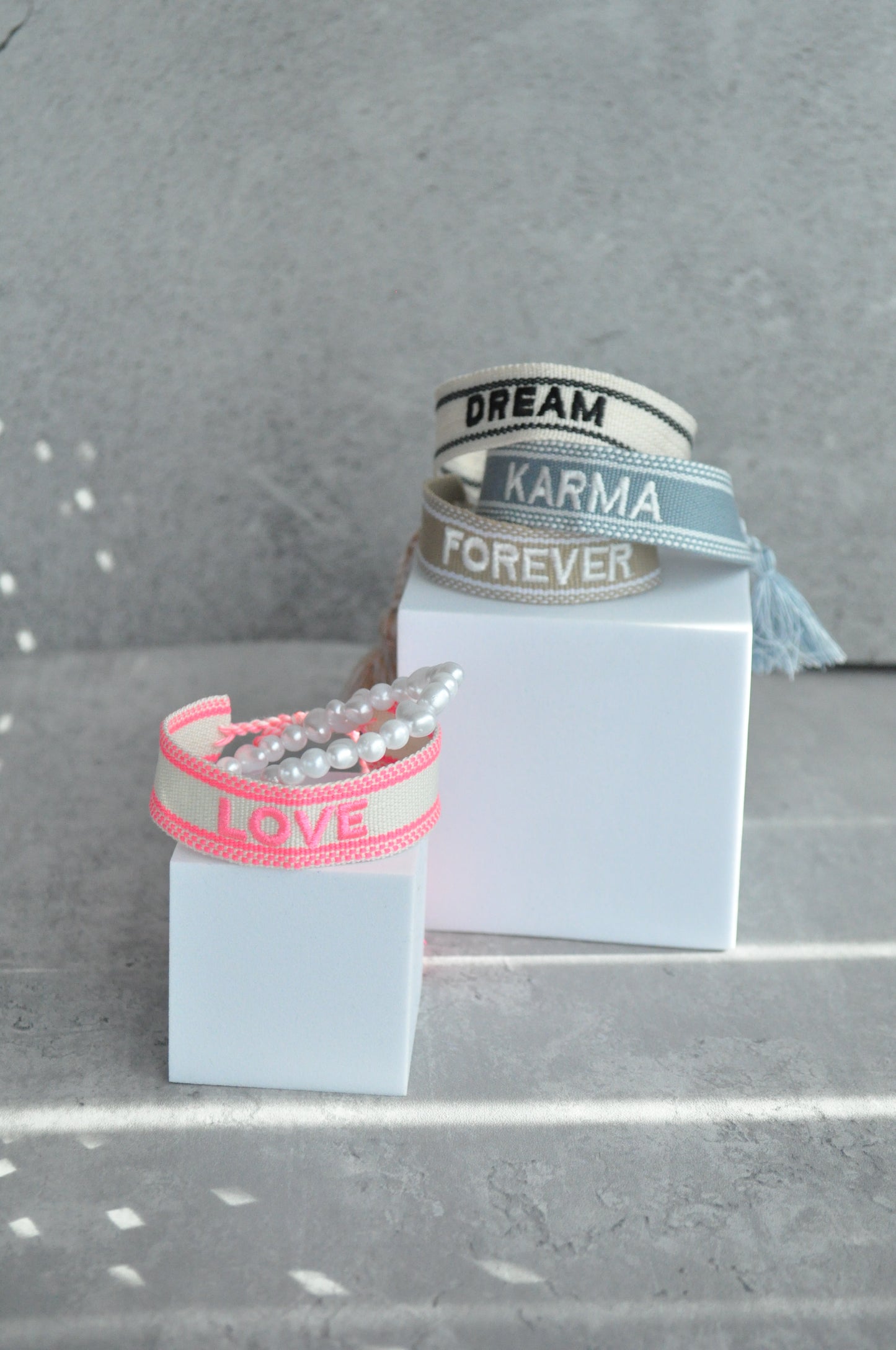Braided Motto Bracelet