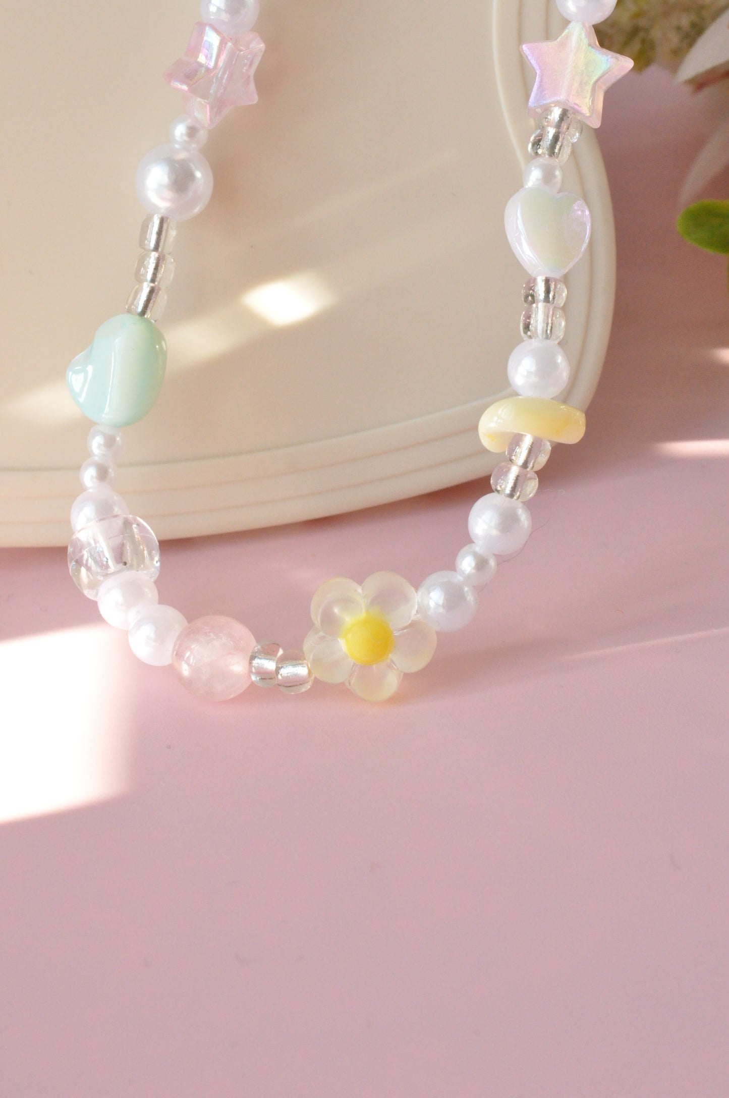 Butterfly Pearl Phone Charm