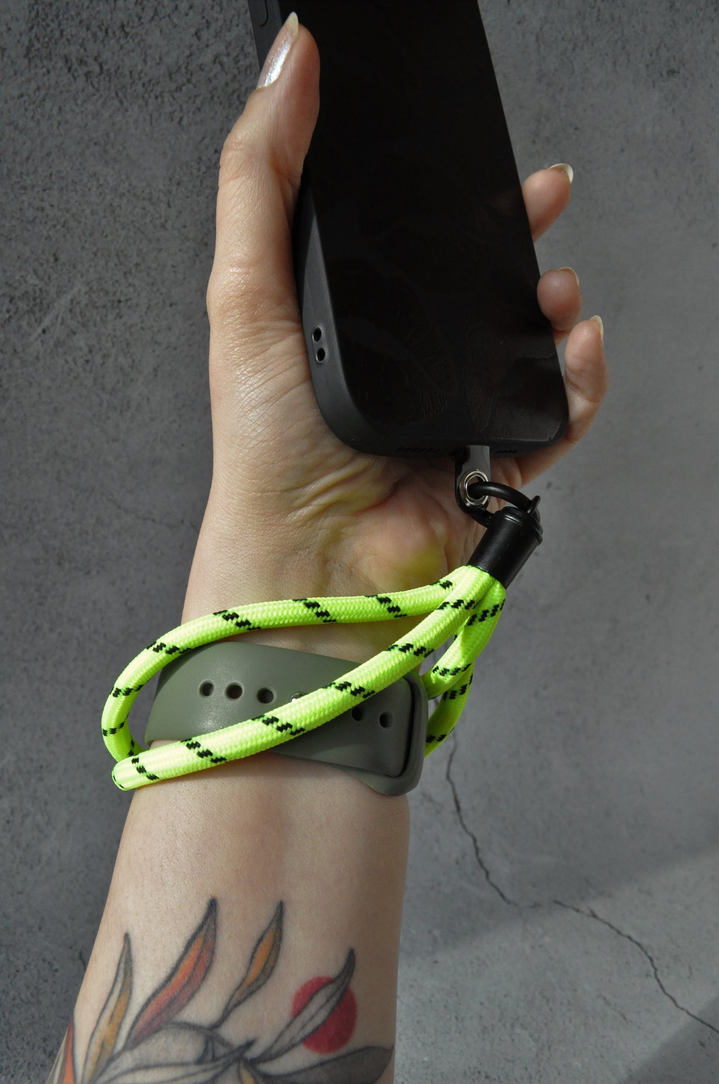 Neon Wristlet Mobile Phone Strap