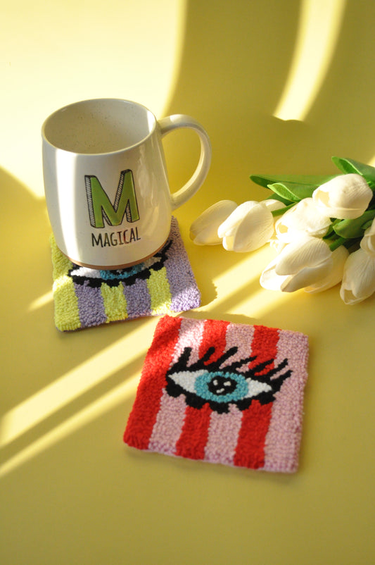 Pop Art Evil Eye Coaster