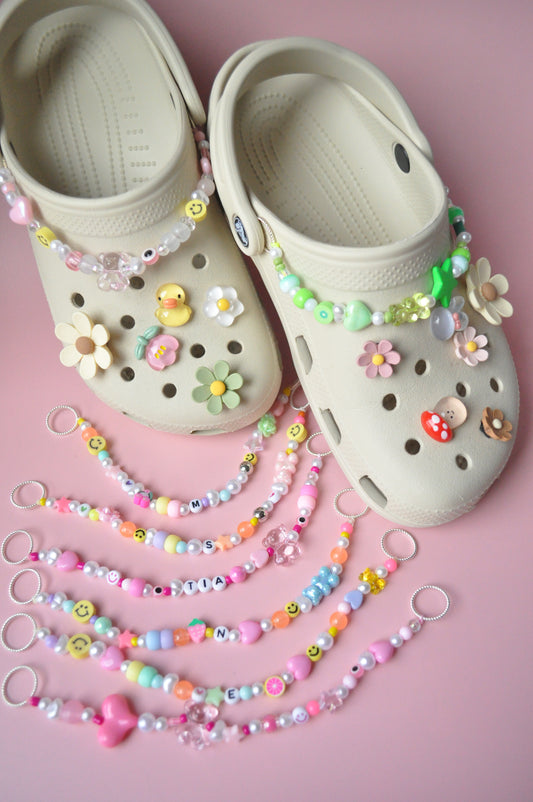 Personalised Beaded Clogs Charm