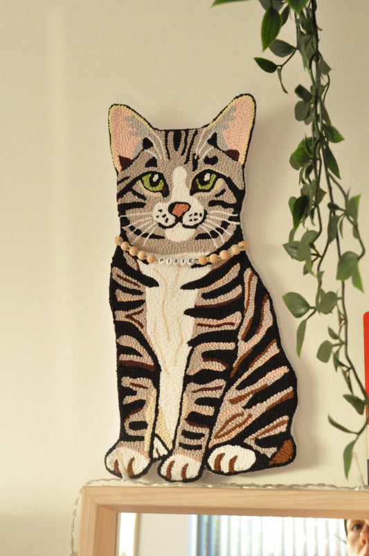 Custom Tufted Pet Portrait