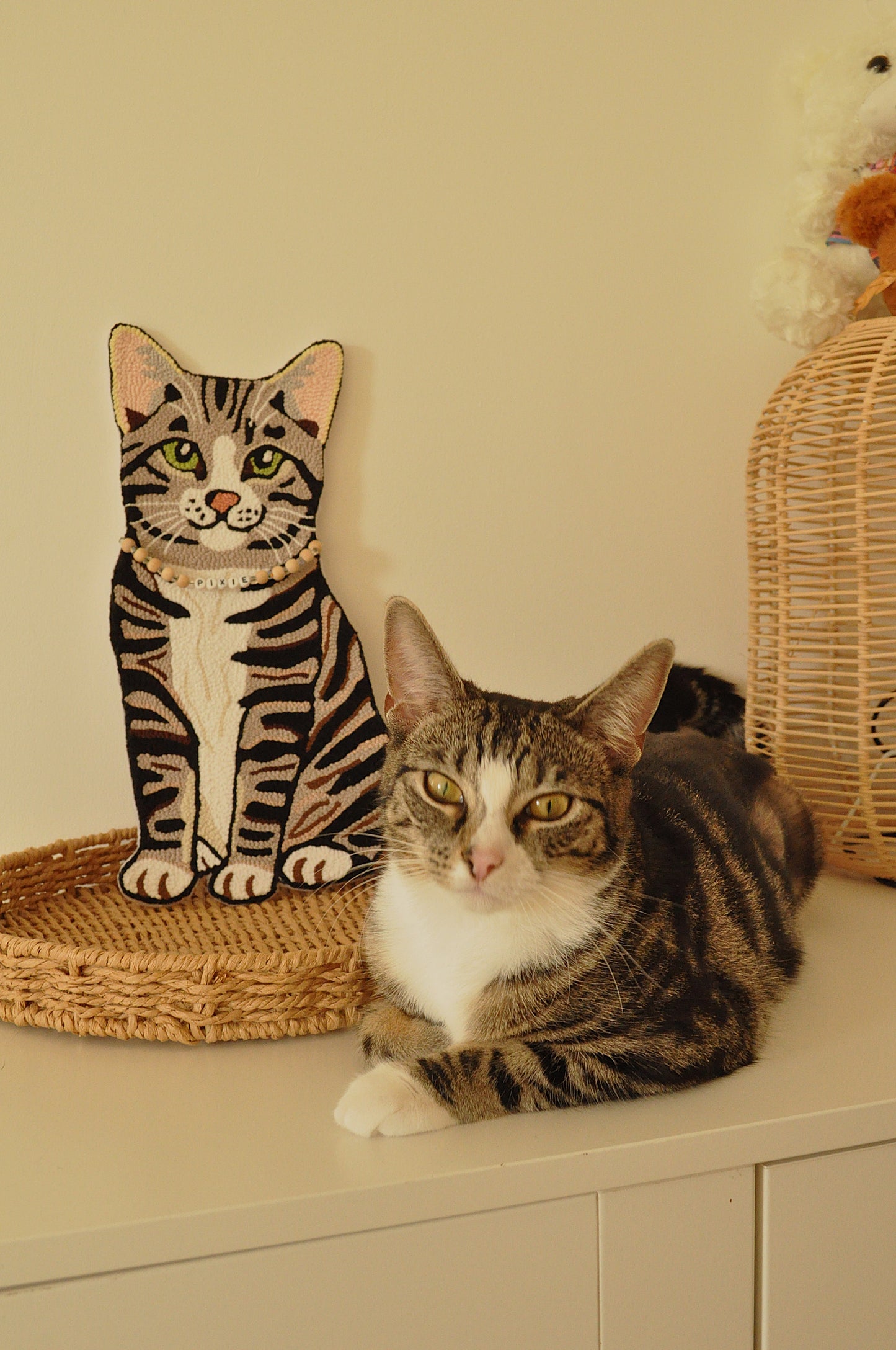 Custom Tufted Pet Portrait