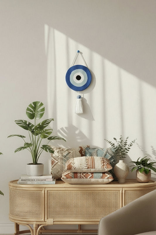 Boho Evil Eye Wall Art