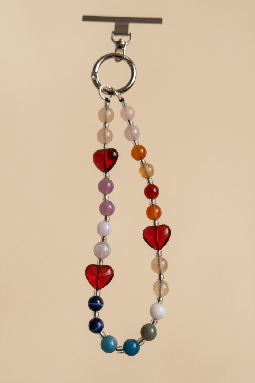 Custom Gemstone Phone Charm