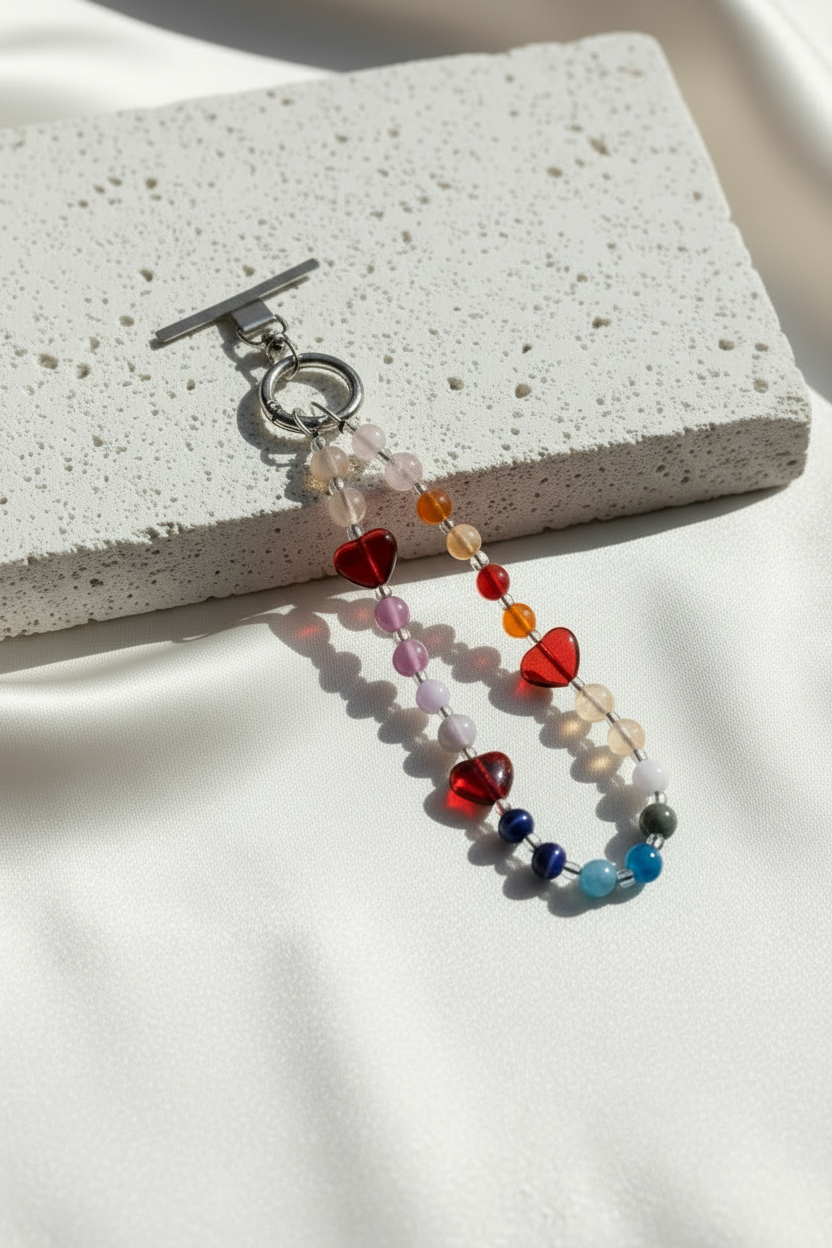 Custom Gemstone Phone Charm