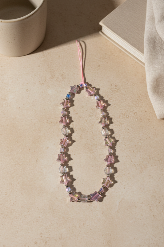 Iridescent Star Phone Strap