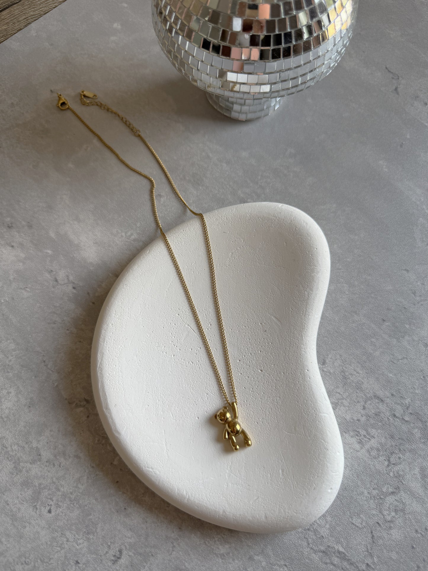 Cute Teddy Bear Pendant Necklace