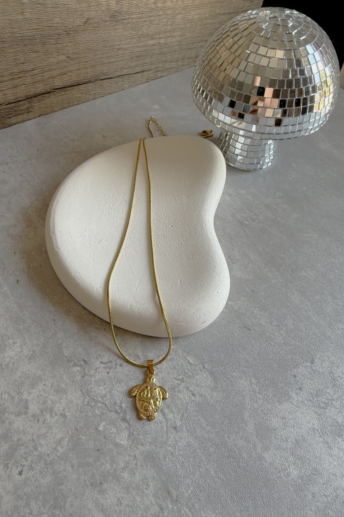 Bohemian Ocean Turtle Pendant Necklace