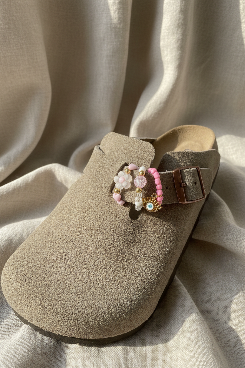 Beaded Boston Clog Charms