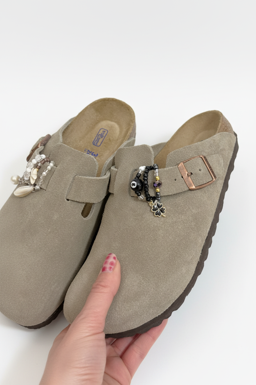 Beaded Boston Clog Charms
