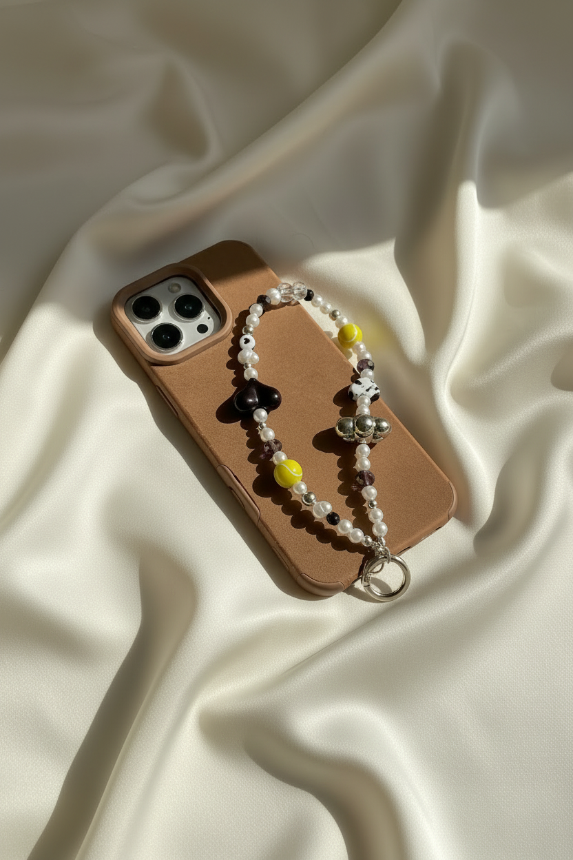 Tennis Ball Phone Charm