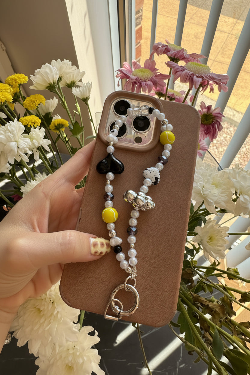 Tennis Ball Phone Charm