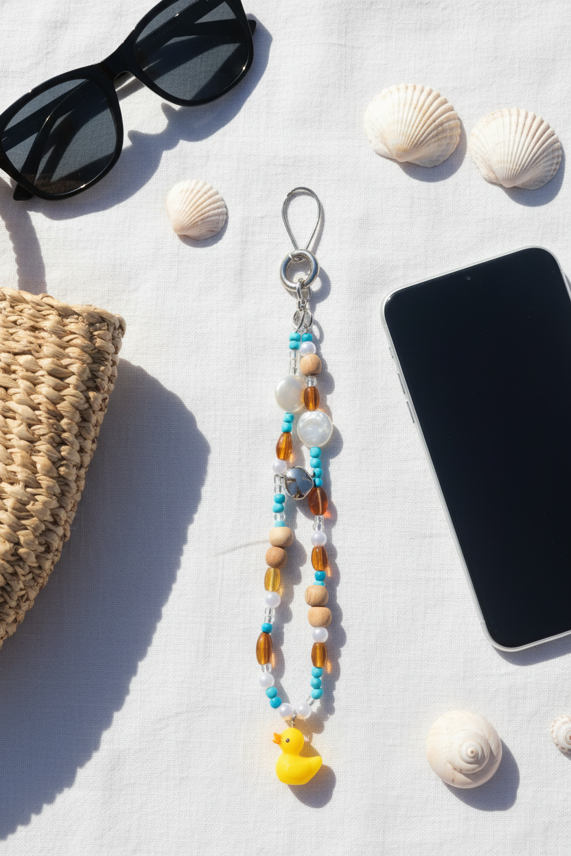 Duck Charm Phone Strap