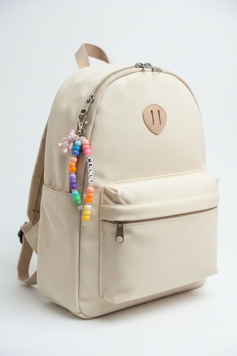 Teddy School Bag Tag