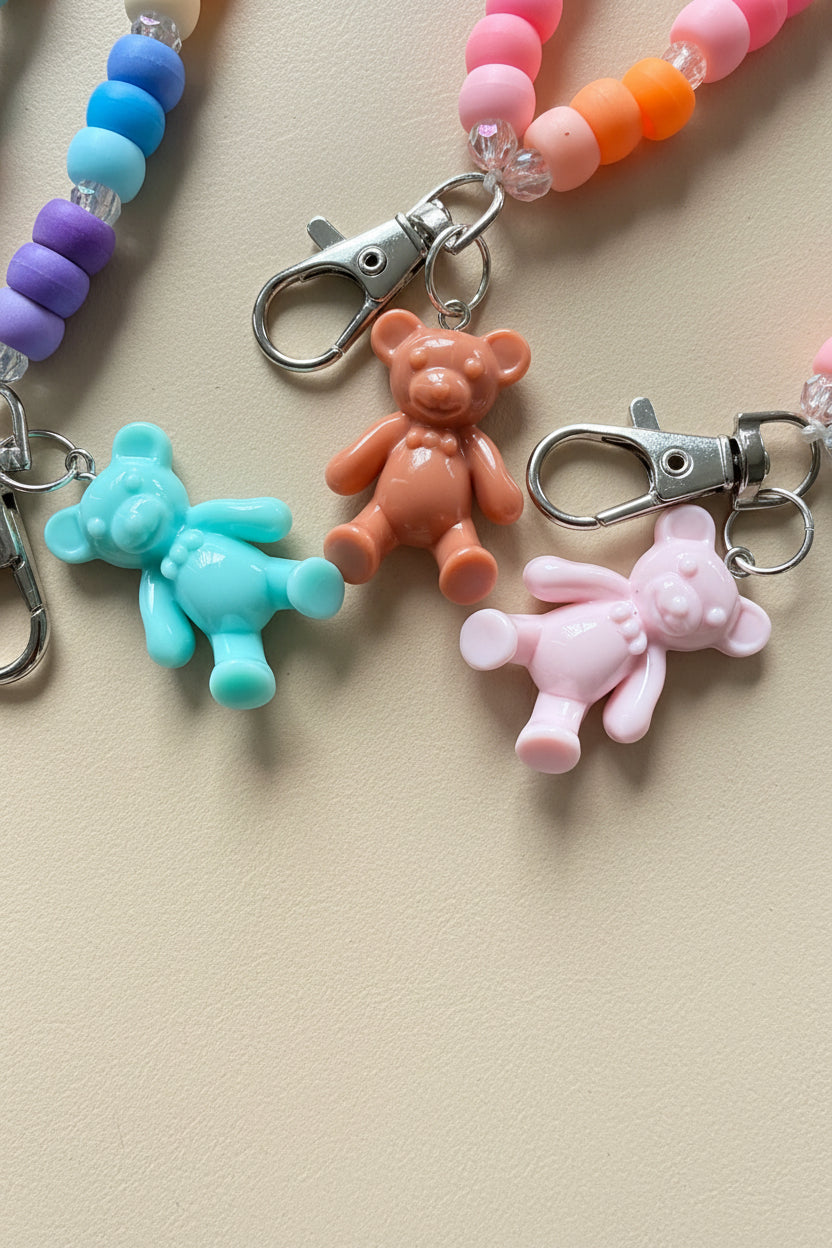 Teddy School Bag Tag