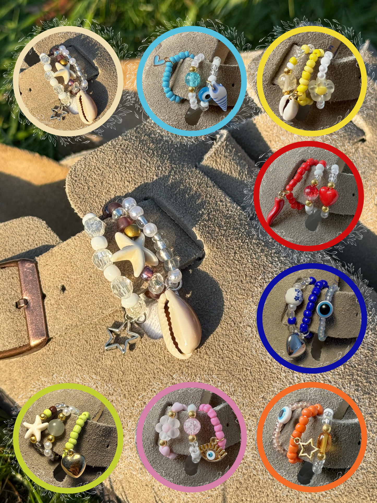 Beaded Boston Clog Charms