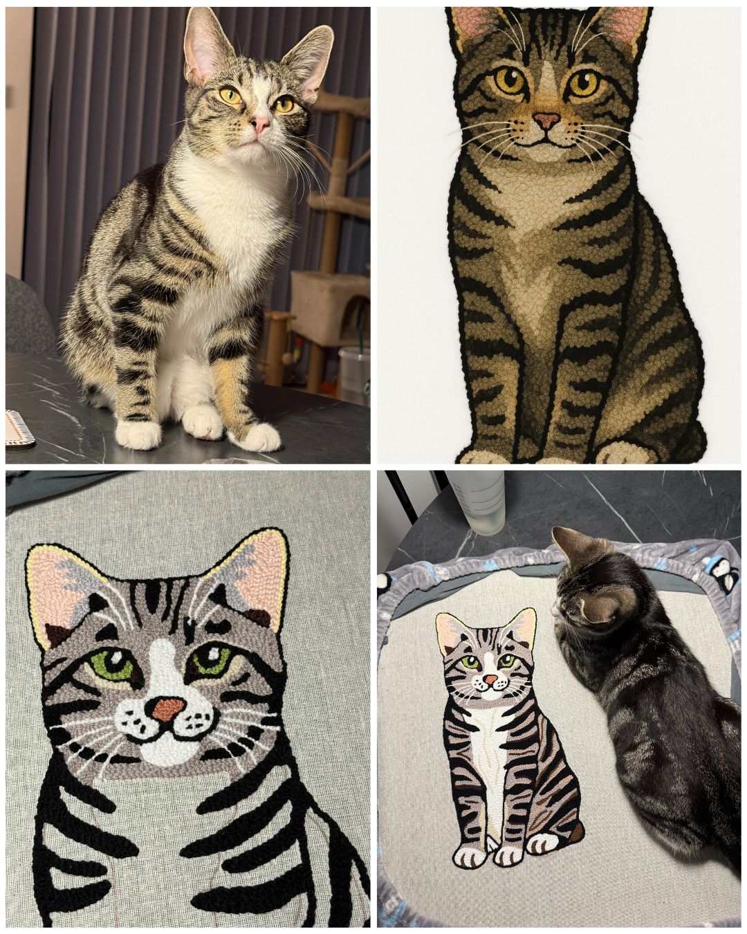 Custom Tufted Pet Portrait