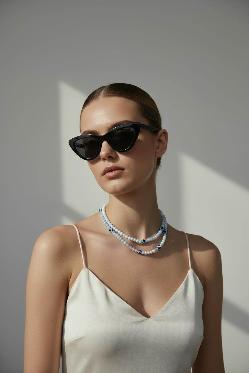 Evil Eye Glasses Chain