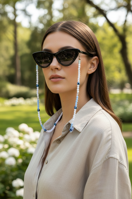 Evil Eye Glasses Chain