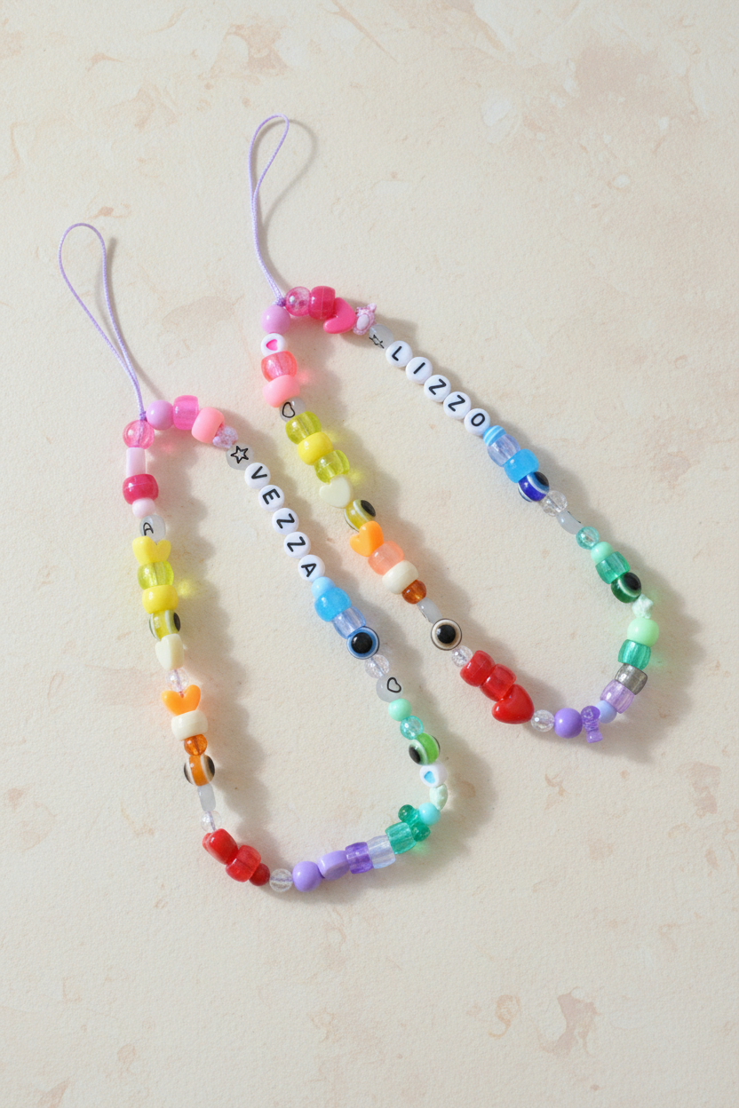 Y2K Rainbow Phone Charm Strap
