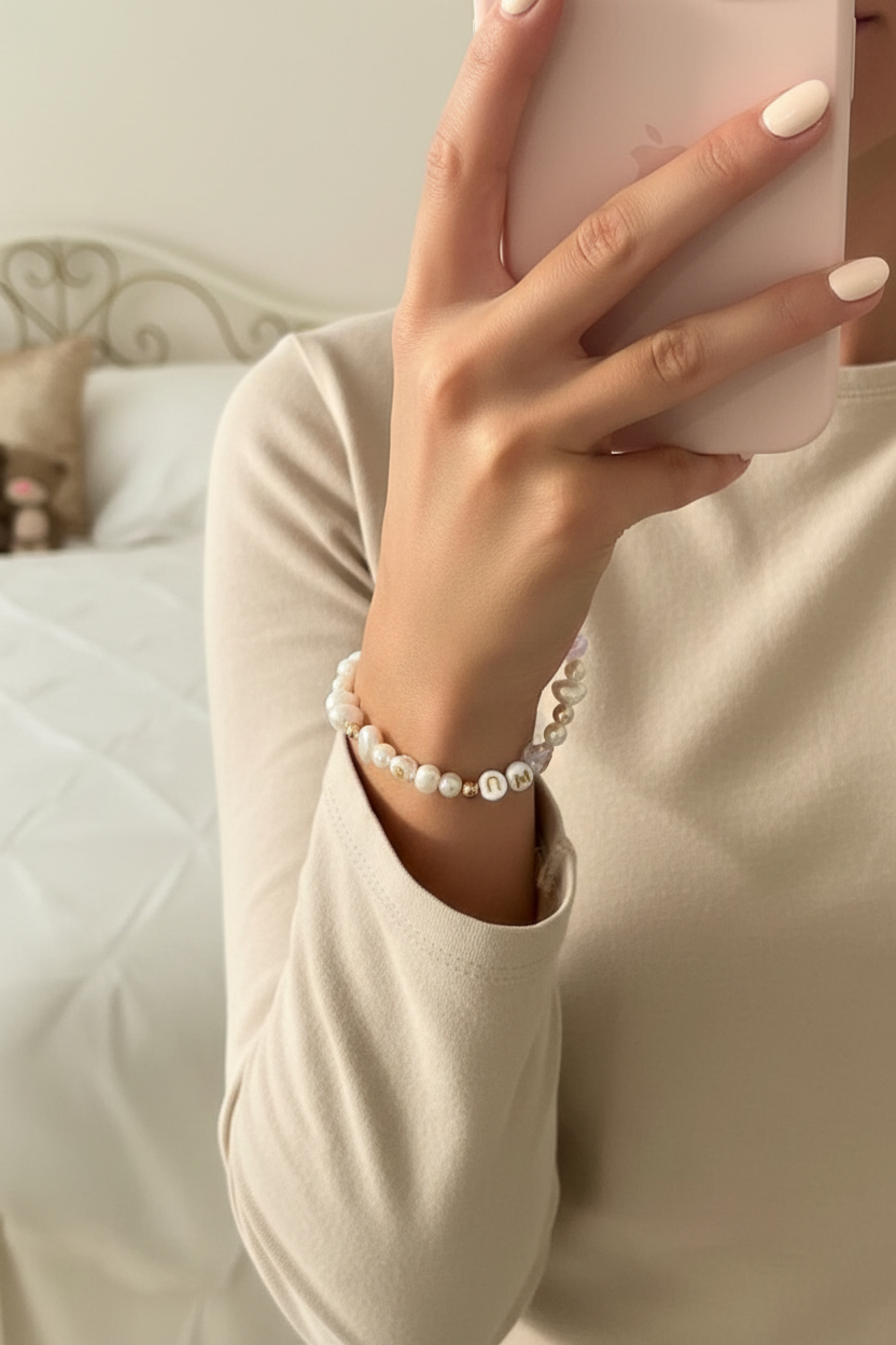 Freshwater Pearl Phone Charm
