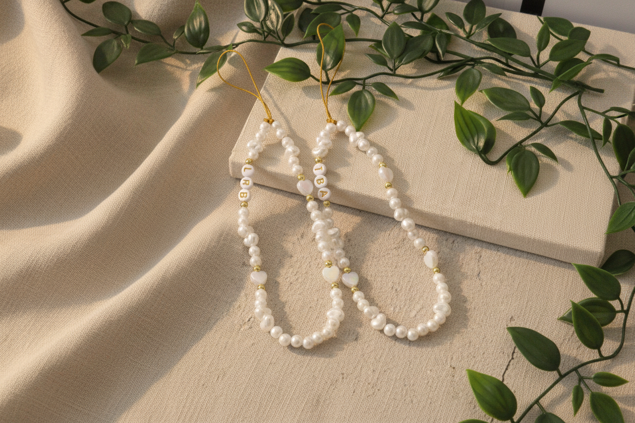 Freshwater Pearl Phone Charm