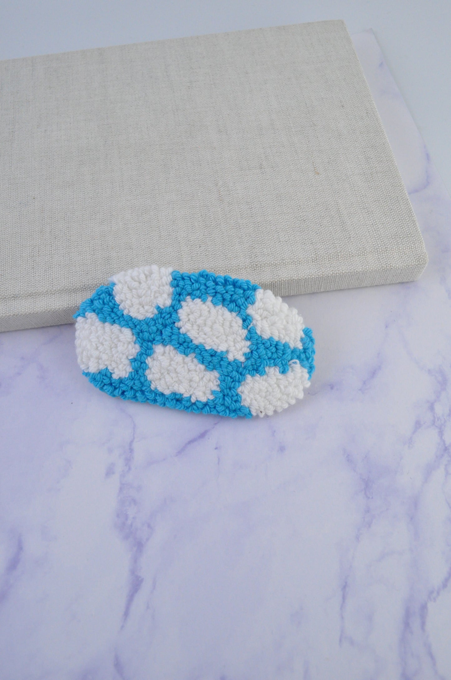 Vibrant Colour Tufted Hair Clips