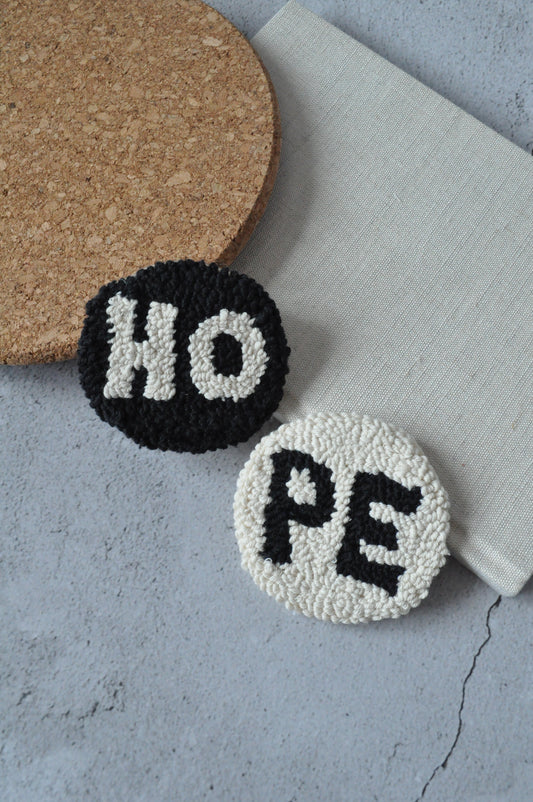 Hope Tufted Car Coasters