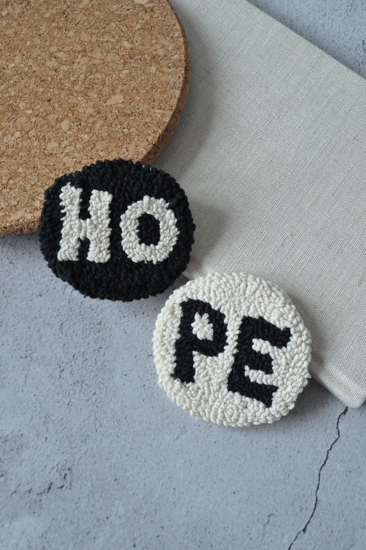 Hope Tufted Car Coasters