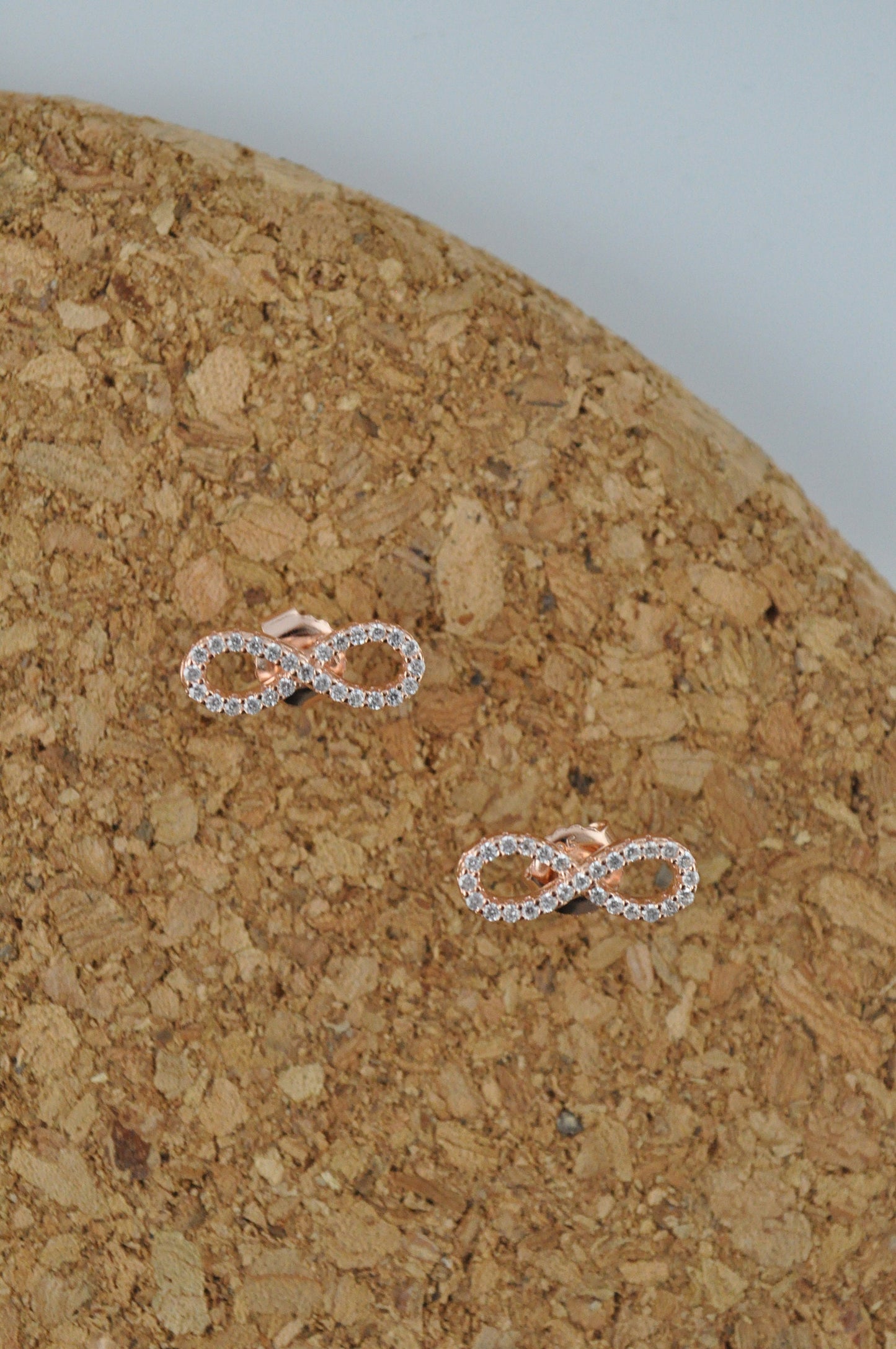 Sterling Silver Infinity Ear Studs