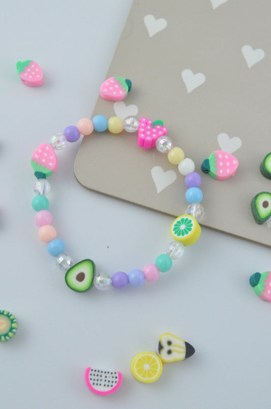 Fruit Salad Bead Bracelet